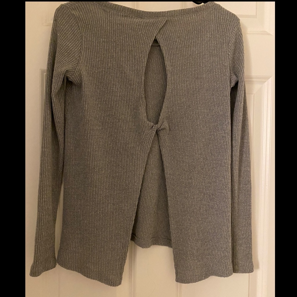 AE Open Back Sweater - Picture 2 of 3